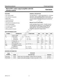 TDA7053AT/N2 Datasheet Page 2