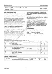 TDA7056AT/N2 Datasheet Page 5