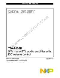 TDA7056B/N1 Datasheet Cover