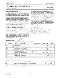 TDA7056B/N1 Datasheet Page 4