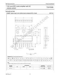 TDA7056B/N1 Datasheet Page 11