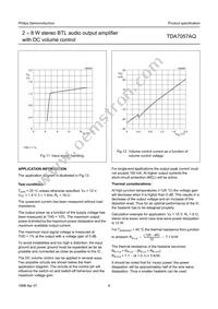 TDA7057AQ/N2 Datasheet Page 9