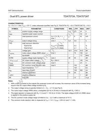 TDA7073AT/N4 Datasheet Page 6