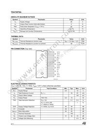 TDA7297SA Datasheet Page 2