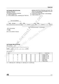 TDA7318D013TR Datasheet Page 9