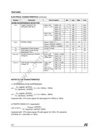 TDA7340G Datasheet Page 8