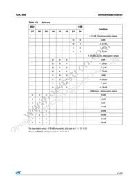 TDA7348D013TR Datasheet Page 17