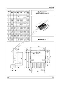 TDA7350 Datasheet Page 21