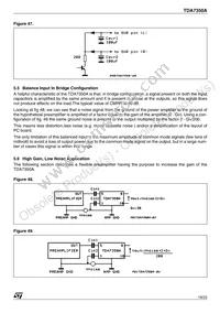 TDA7350A Datasheet Page 19