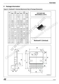 TDA7350A Datasheet Page 21