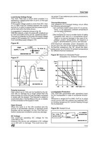 TDA7360HS Datasheet Page 15
