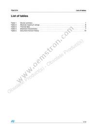 TDA7374BV Datasheet Page 3