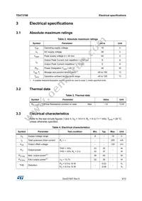 TDA7376B Datasheet Page 9