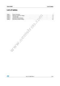 TDA7376PD Datasheet Page 3