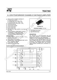 TDA7382 Datasheet Cover