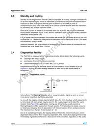 TDA7385 Datasheet Page 12