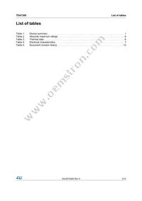 TDA7388 Datasheet Page 3