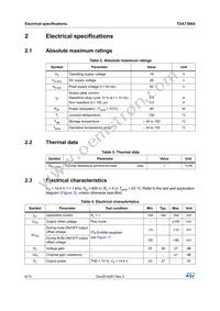 TDA7388A Datasheet Page 6