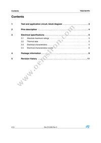 TDA7391PD13TR Datasheet Page 2