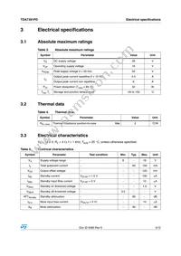TDA7391PD13TR Datasheet Page 5