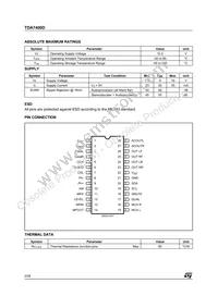 TDA7400DTR Datasheet Page 2