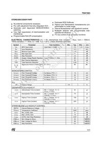 TDA7403DTR Datasheet Page 9