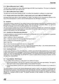 TDA7405TR Datasheet Page 11