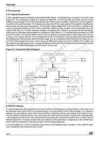 TDA7405TR Datasheet Page 20