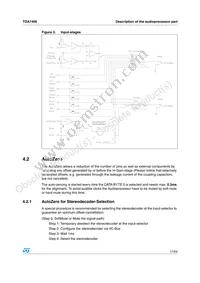TDA7406TR Datasheet Page 17