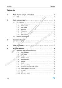 TDA7407TR Datasheet Page 2