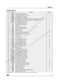 TDA7411TR Datasheet Page 3