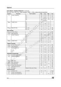 TDA7411TR Datasheet Page 6