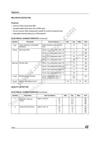 TDA7411TR Datasheet Page 22