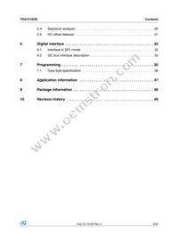 TDA7415CBTR Datasheet Page 3