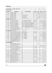 TDA7427AD1TR Datasheet Page 4