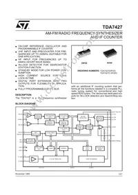 TDA7427D Datasheet Cover