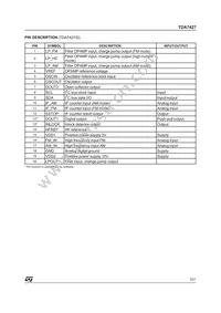 TDA7427D Datasheet Page 3