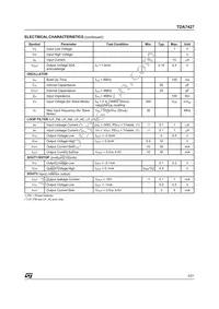 TDA7427D Datasheet Page 5