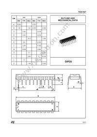 TDA7427D Datasheet Page 19