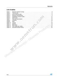 TDA7437N Datasheet Page 4