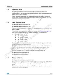 TDA7437N Datasheet Page 23