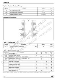 TDA7438D013TR Datasheet Page 2
