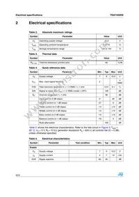 TDA7439DS Datasheet Page 4
