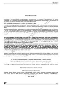 TDA7440D Datasheet Page 17