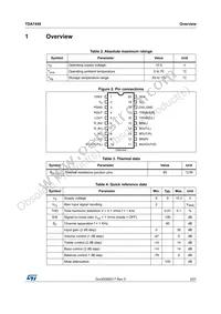 TDA7449 Datasheet Page 3