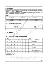 TDA7449L Datasheet Page 8