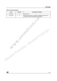 TDA7449L Datasheet Page 13