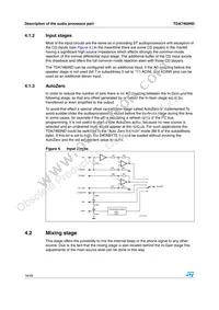 TDA7460NDTR Datasheet Page 16