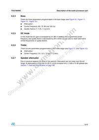 TDA7460NDTR Datasheet Page 19