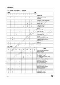 TDA7463AD Datasheet Page 6